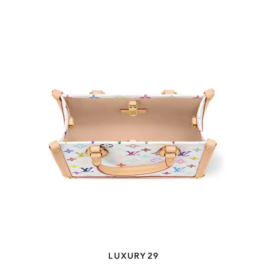 Louis Vuitton LV x TM OnTheGo PM bag Trimmed with cowhide leather Multicolor/White LOUIS VUITTON Luxury29