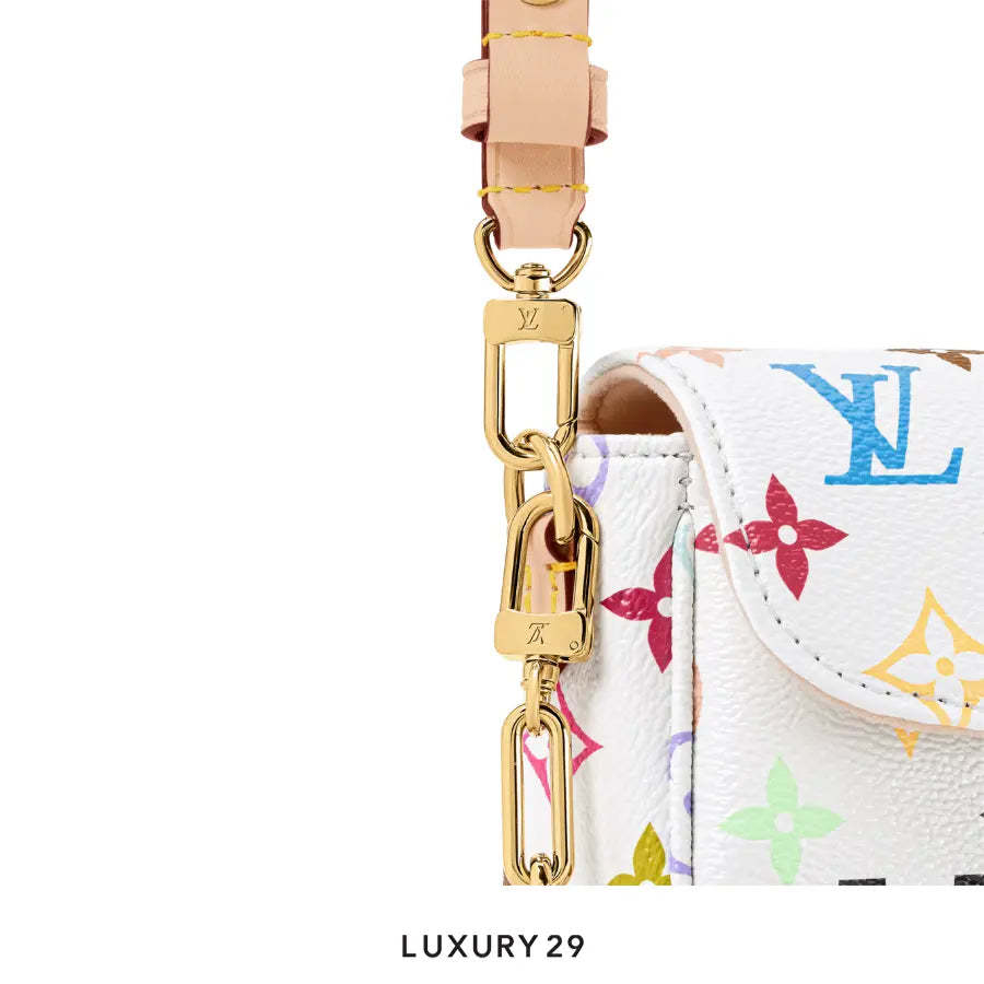 Louis Vuitton LV x TM Ivy Chain Wallet Multicolor/White LOUIS VUITTON Luxury29