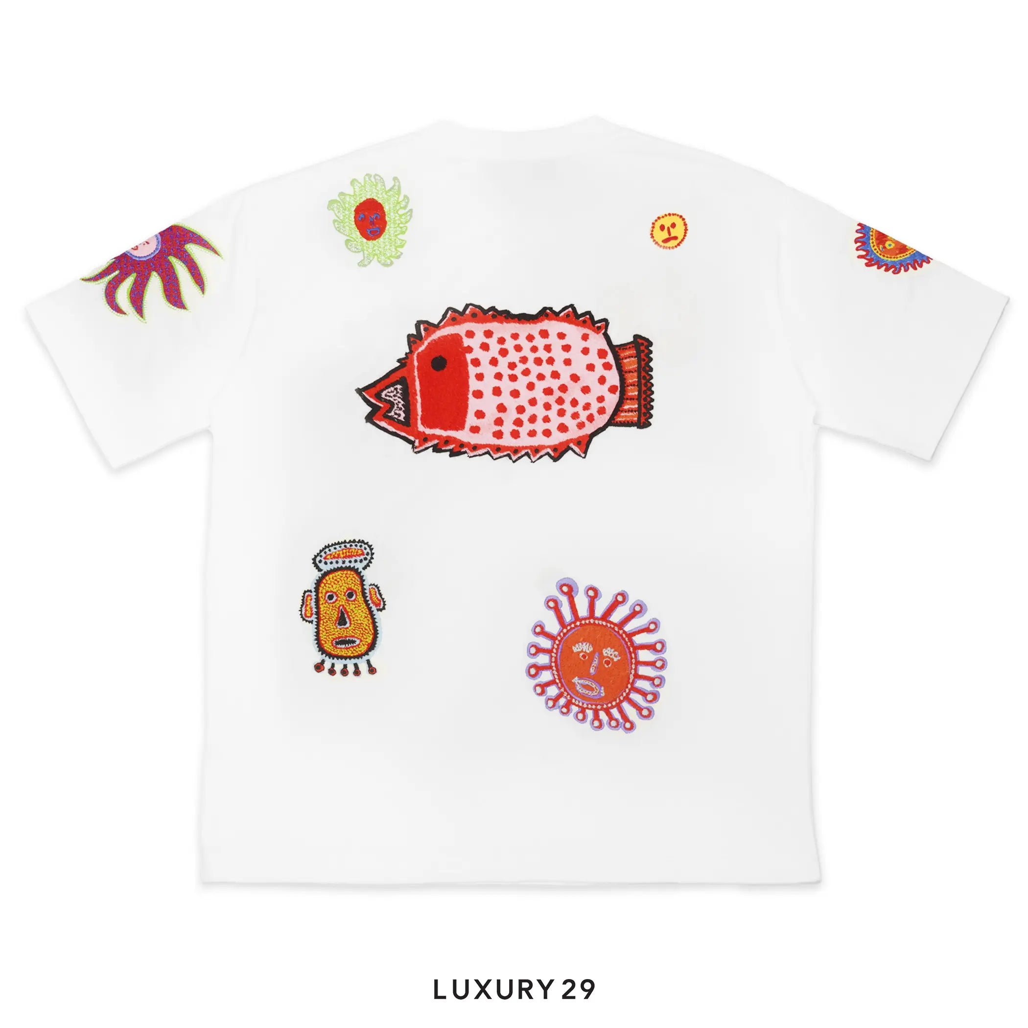 Louis Vuitton LV x YK Embroidered Faces T-Shirt LOUIS VUITTON