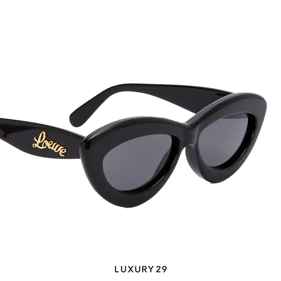 Loewe Cateye Sunglasses in Acetate Black LOEWE Luxury29