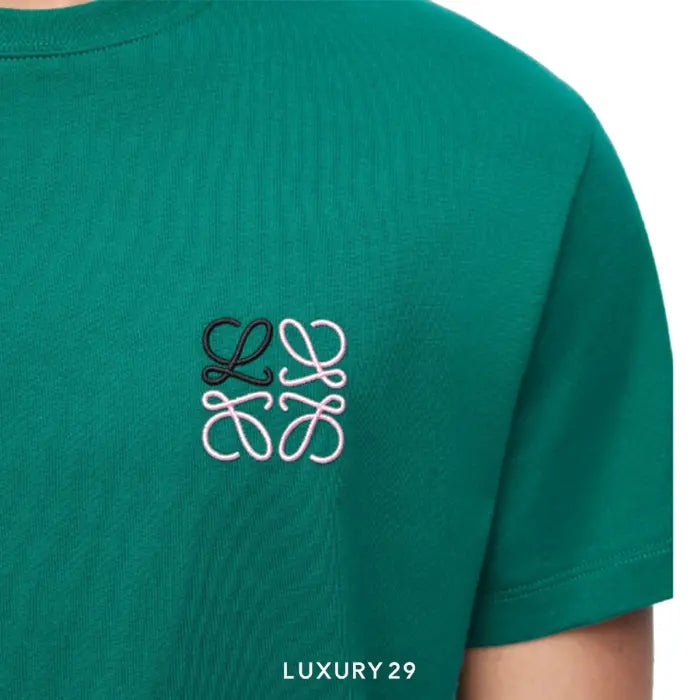 Loewe Regular fit T-shirt in cotton Green LOEWE Luxury29