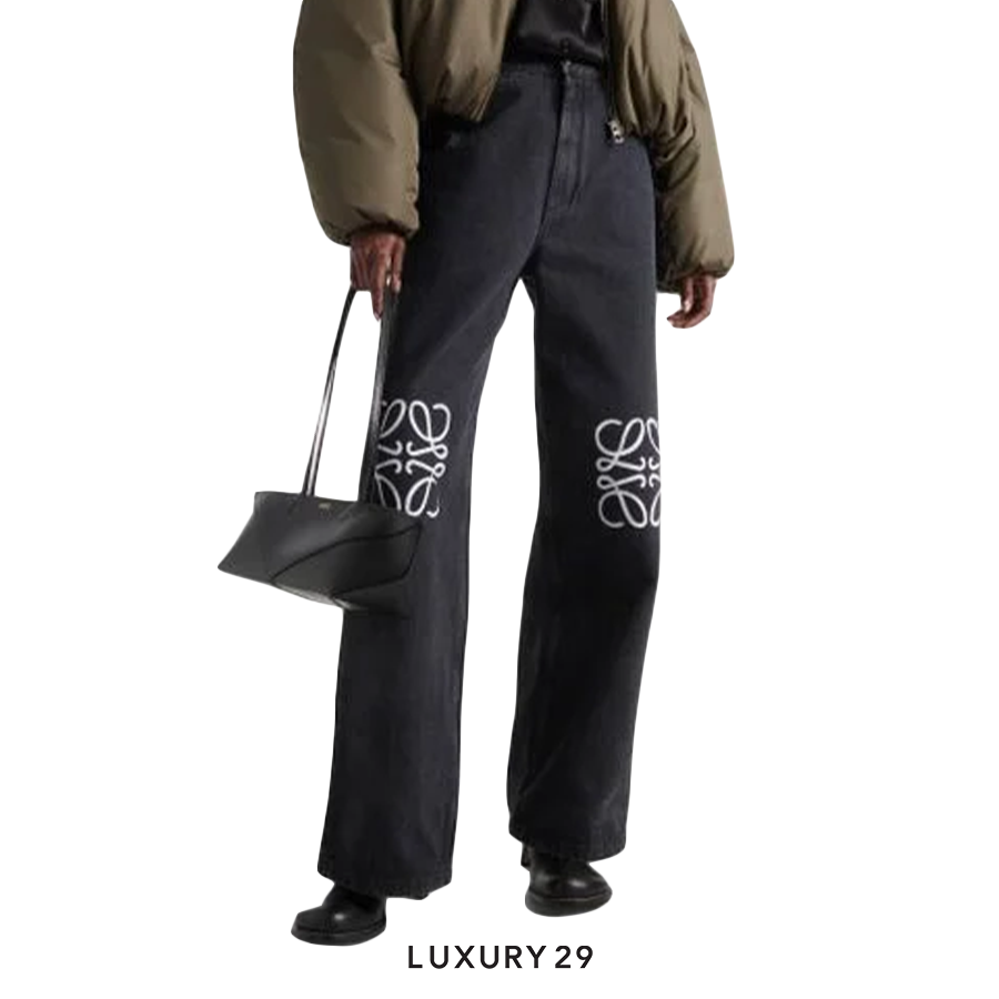 Loewe Anagram Baggy Jeans Black LOEWE