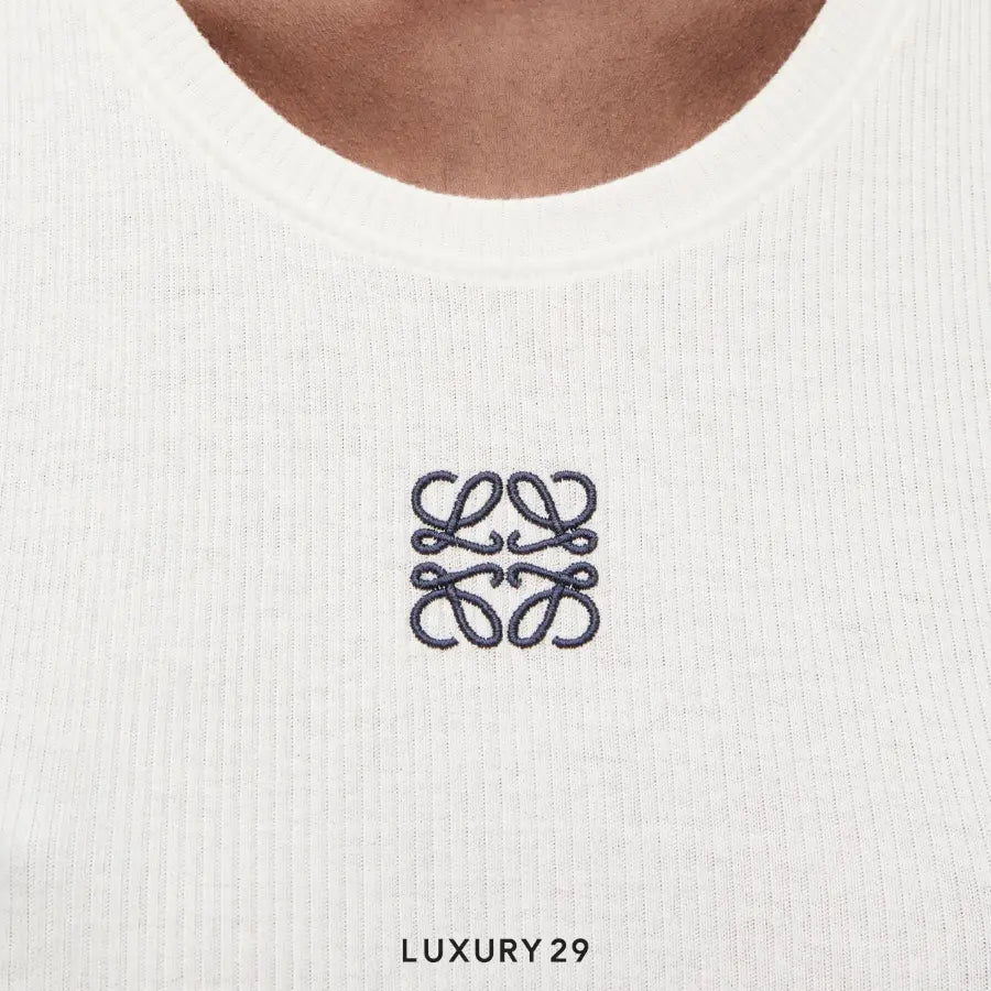 Loewe Anagram tank top in cotton White LOEWE