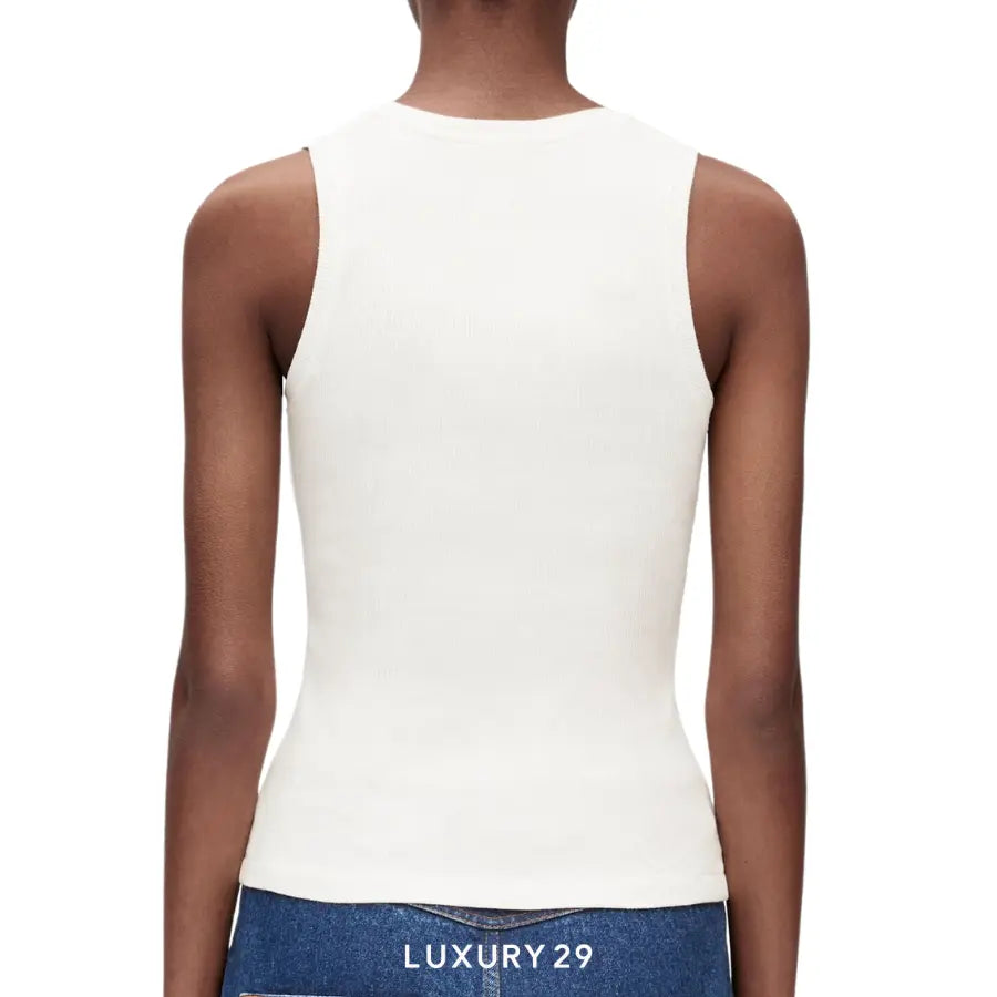 Loewe Anagram tank top in cotton White LOEWE