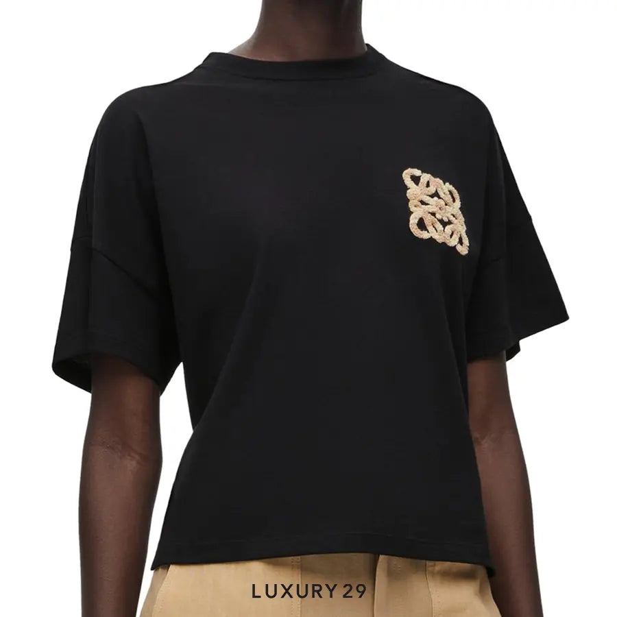 Loewe Boxy fit t-shirt in cotton Black LOEWE