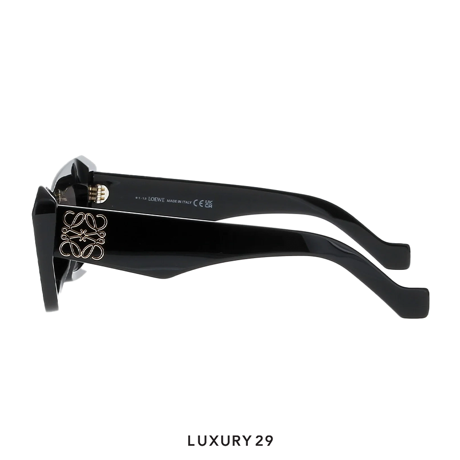Loewe Cateye Sunglasses in Acetate Black LOEWE
