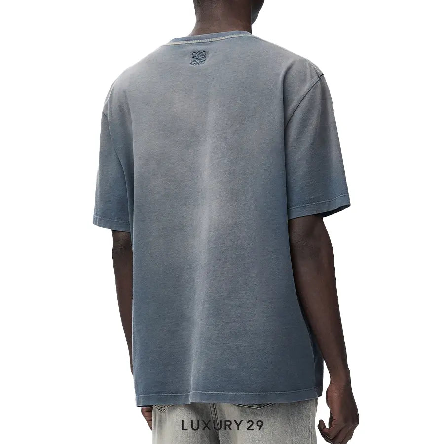 Loewe Loose fit T-Shirt in Cotton Blue/Multicolor LOEWE
