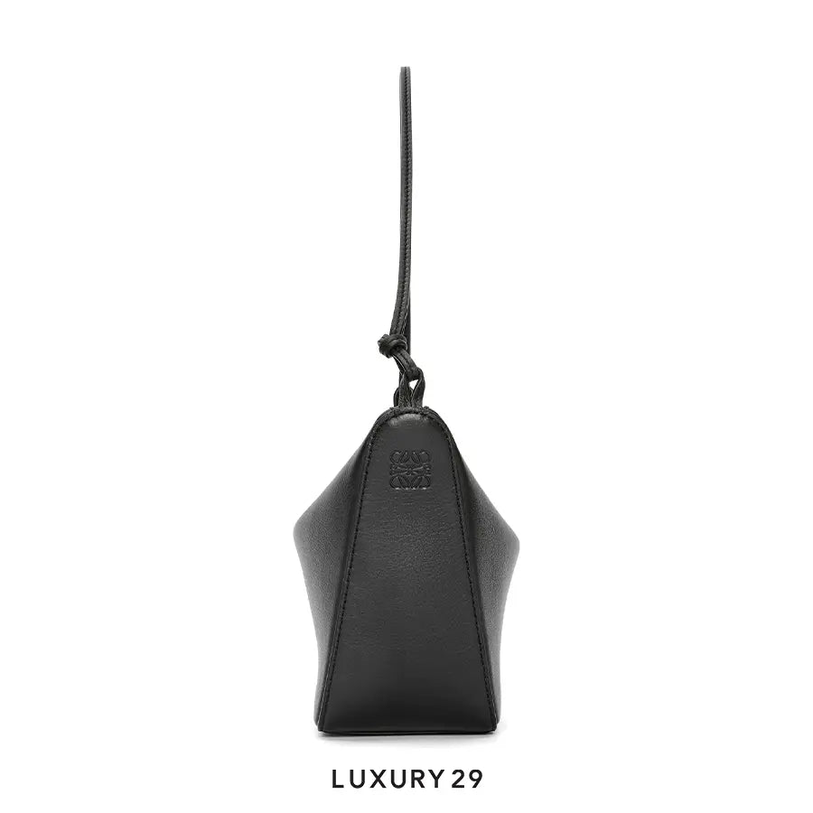 Loewe Mini Hammock Hobo Bag in Classic Calfskin Black LOEWE