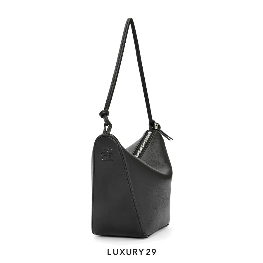 Loewe Mini Hammock Hobo Bag in Classic Calfskin Black LOEWE