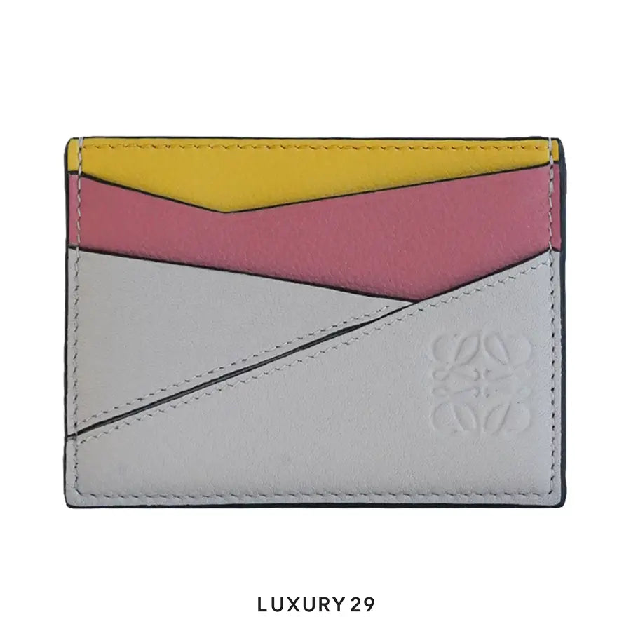 Loewe Puzzle Card Holder Fantasma/Flor De Durazno