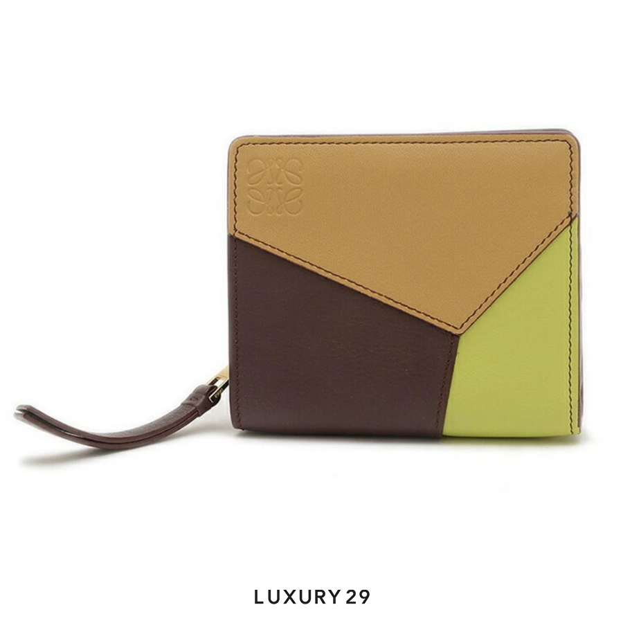 Loewe Puzzle Compact Zip Wallet Multicolour LOEWE