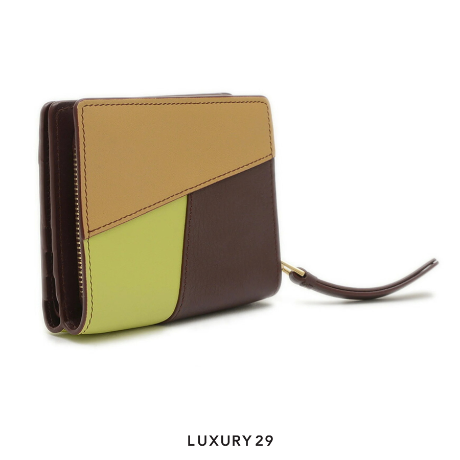 Loewe Puzzle Compact Zip Wallet Multicolour LOEWE