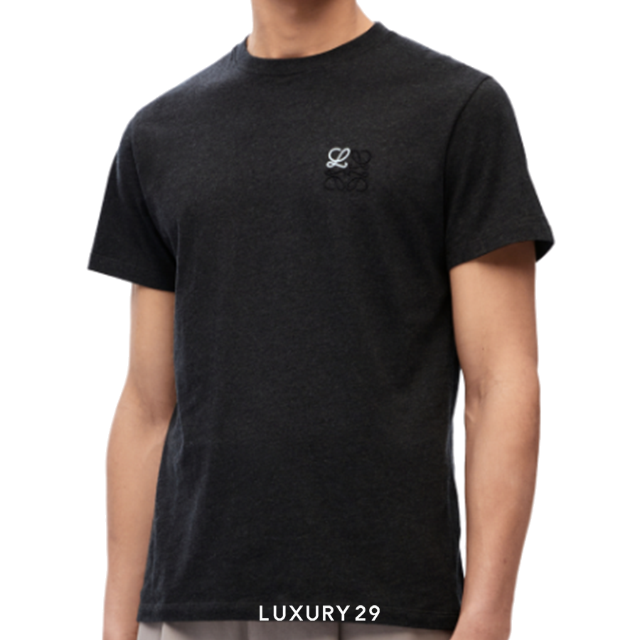 Loewe Regular fit T-shirt in cotton Anthracite LOEWE