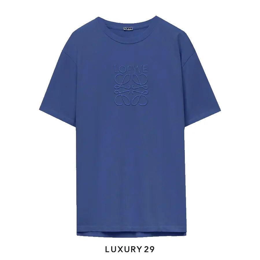 Loewe Regular fit T-shirt in cotton Bluette LOEWE Luxury29