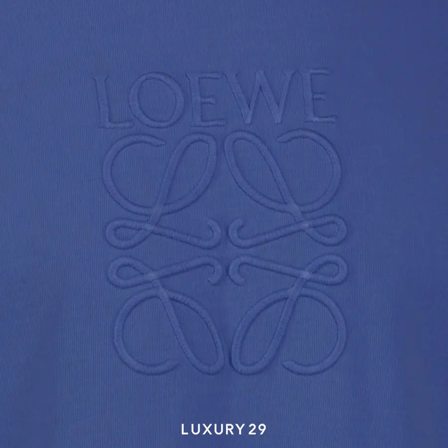 Loewe Regular fit T-shirt in cotton Bluette LOEWE