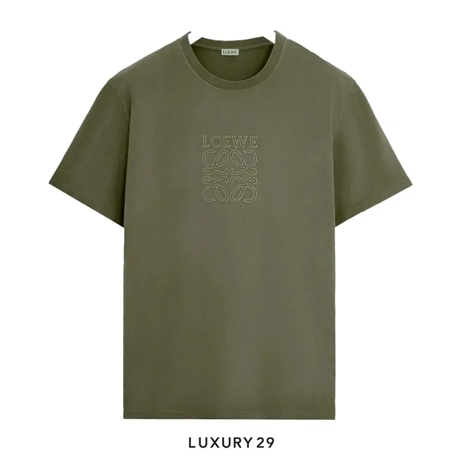 Loewe Relaxed fit T-shirt in cottonB Khaki Green LOEWE Luxury29