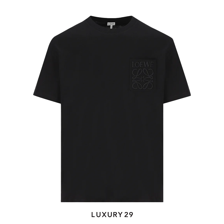 Loewe Relaxed fit T-shirt in cotton Black0311003600-H526Y22XBC-1100-01-0034Apparel & Accessories > Clothing > Clothing Tops > T-Shirts