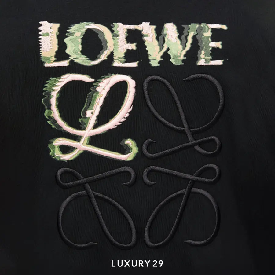 Loewe Relaxed fit T-shirt in cotton Black/Multicolor LOEWE