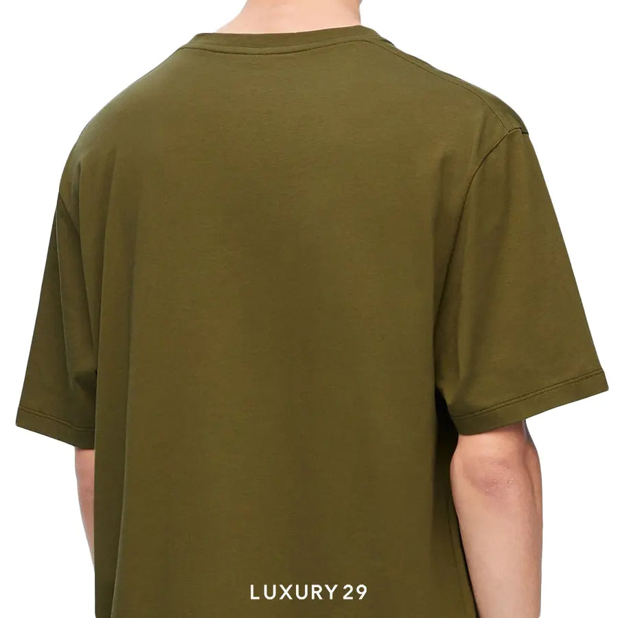Loewe Relaxed fit T-shirt in cotton Hunter Green LOEWE