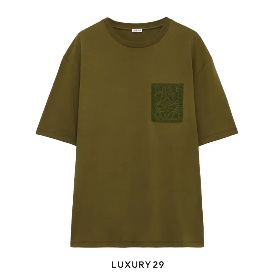 Loewe Relaxed fit T-shirt in cotton Hunter Green