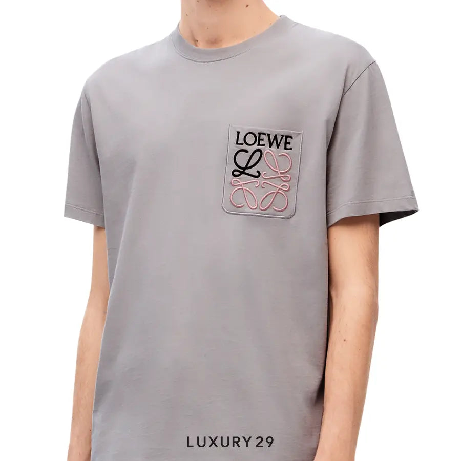 Loewe Relaxed fit T-shirt in cotton Medium Grey LOEWE