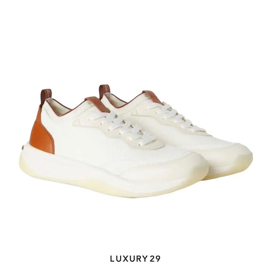 Loro Piana 410 LP Walk Wish Sneakers Virgin Wool - Storm System White(M) LORO PIANA