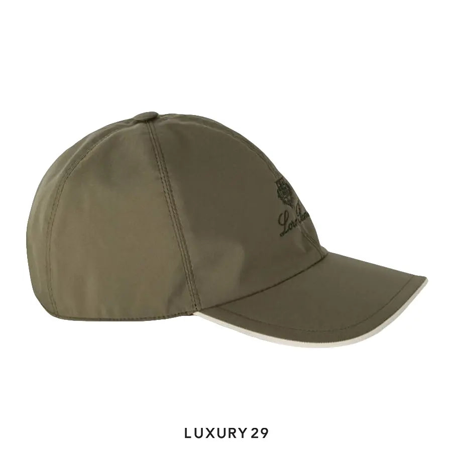 Loro Piana Baseball Cap Microfibre - Storm System Midnight Garden/Ivory