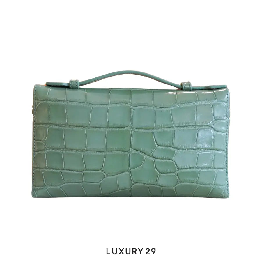Loro Piana Extra Pocket L19 Glazed Alligator LORO PIANA