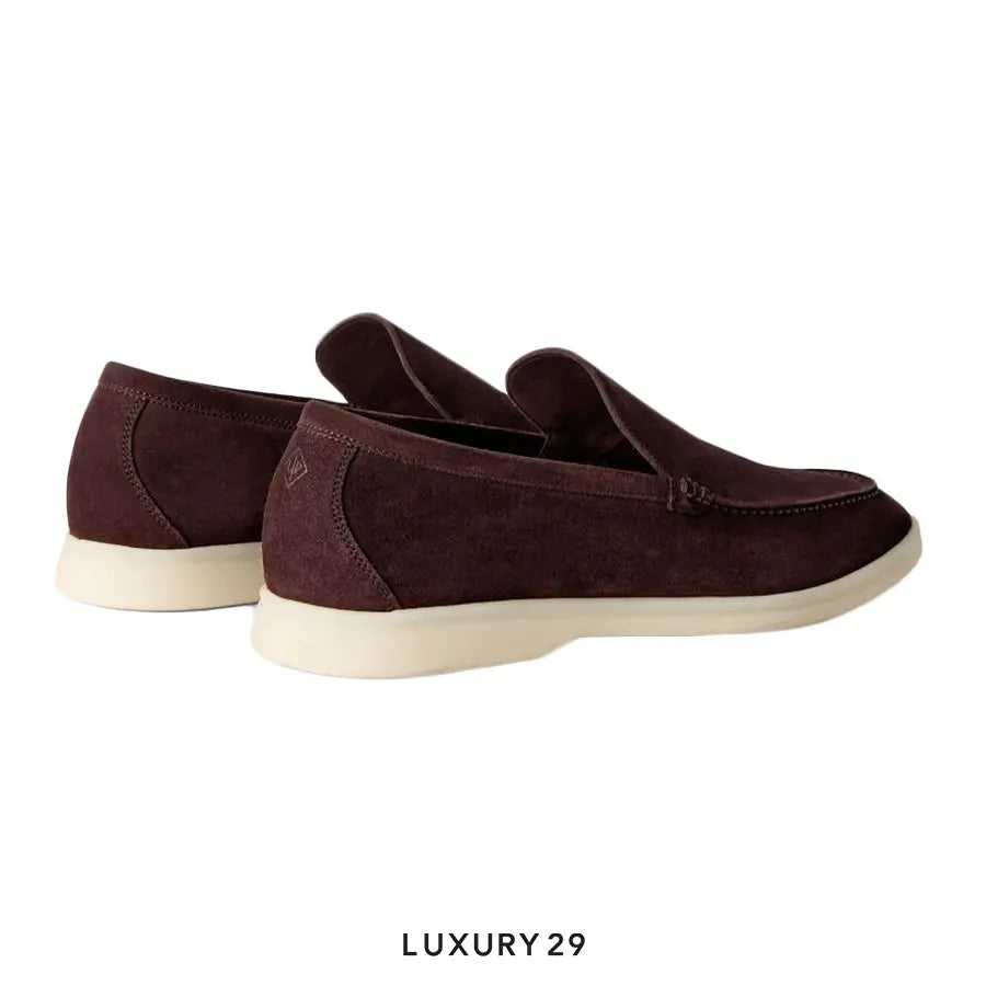 Loro Piana Summer Walk Loafer Suede Calfskin Amarone LORO PIANA