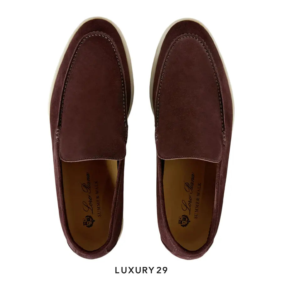 Loro Piana Summer Walk Loafer Suede Calfskin Amarone LORO PIANA