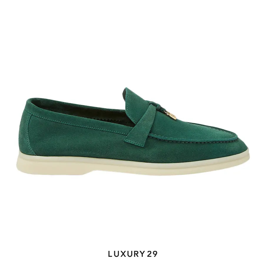 Loro Piana Summer Charms Walk Loafer Suede Goatskin Jazz Club
