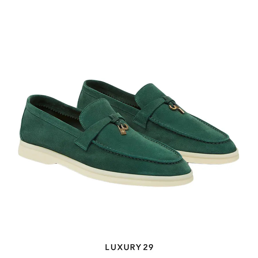 Loro Piana Summer Charms Walk Loafer Suede Goatskin Jazz Club LORO PIANA