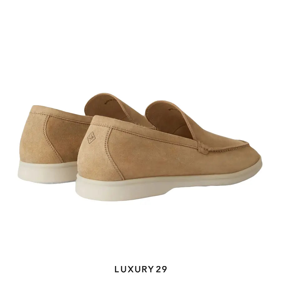 Loro Piana Summer Walk Loafer Suede Light Wood Smoke LORO PIANA