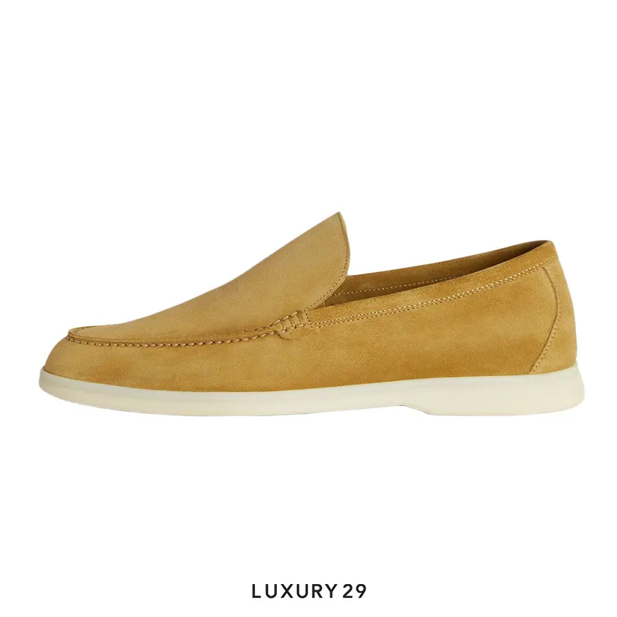 Loro Piana Summer Walk Loafers Suede Dijon LORO PIANA