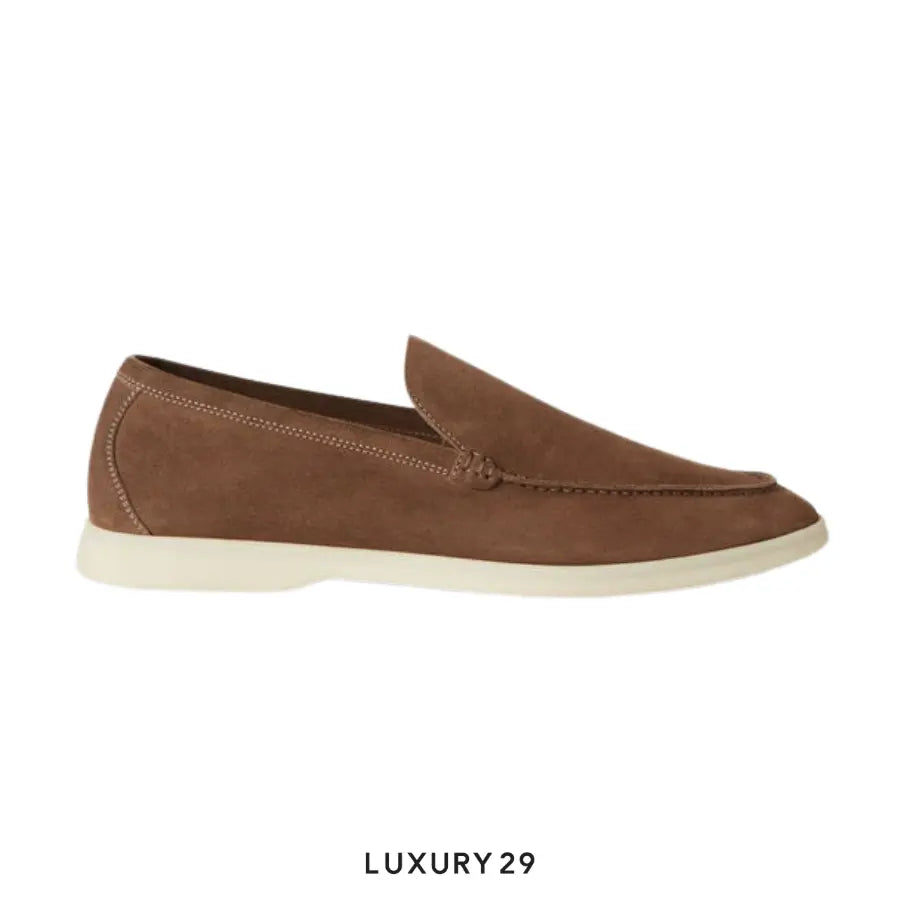 Loro Piana Summer Walk Loafers Suede Reikan