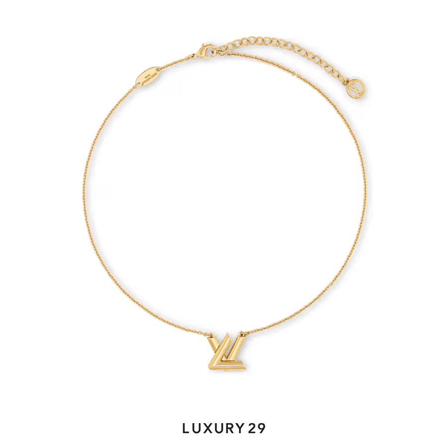 Louis Vuitton LV GO-14 Necklace Gold LOUIS VUITTON
