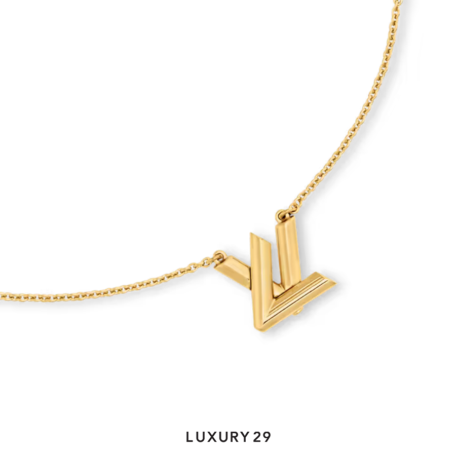 Louis Vuitton LV GO-14 Necklace Gold LOUIS VUITTON