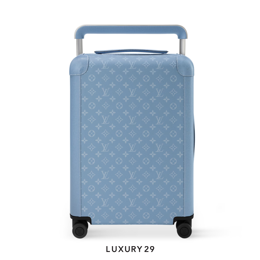 Louis Vuitton LV Horizon 55 Monogram coated canvas and Taiga cowhide leather Sky Blue LOUIS VUITTON