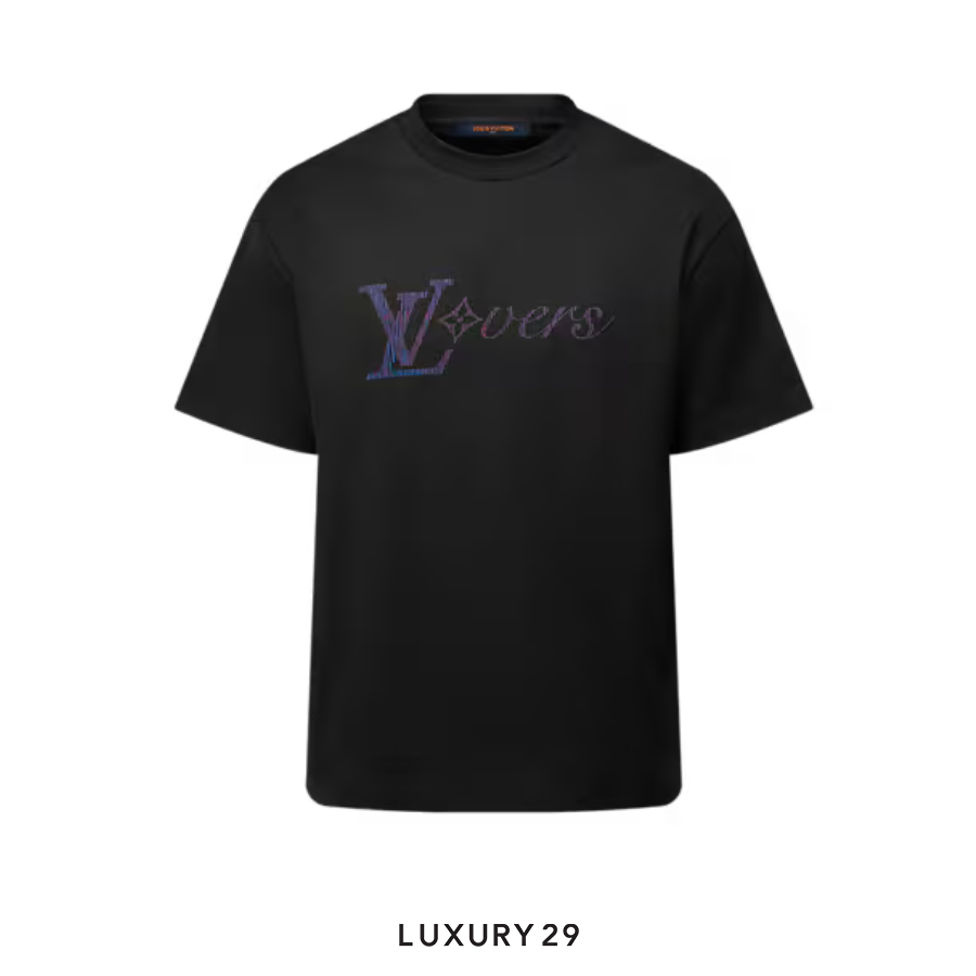 Louis Vuitton LV Iridescent LV Vers T-Shirt Black LOUIS VUITTON