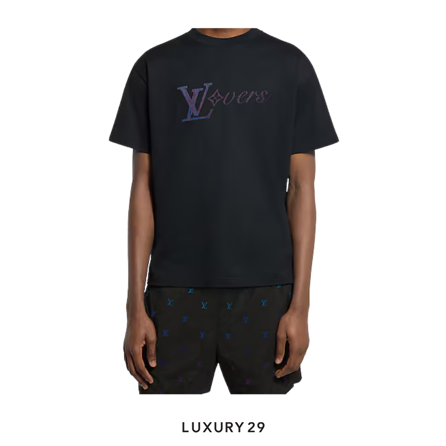 Louis Vuitton LV Iridescent LV Vers T-Shirt Black LOUIS VUITTON