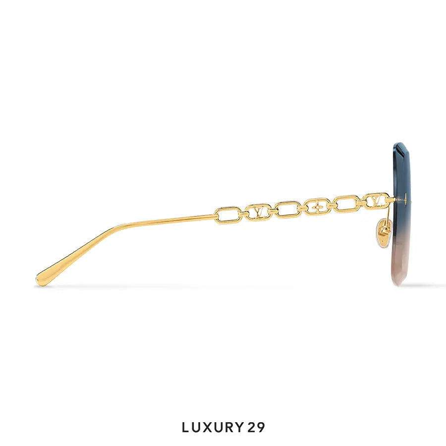 Louis Vuitton LV Jewel Cat Eye Sunglasses GRADIANT BLUE LOUIS VUITTON Luxury29