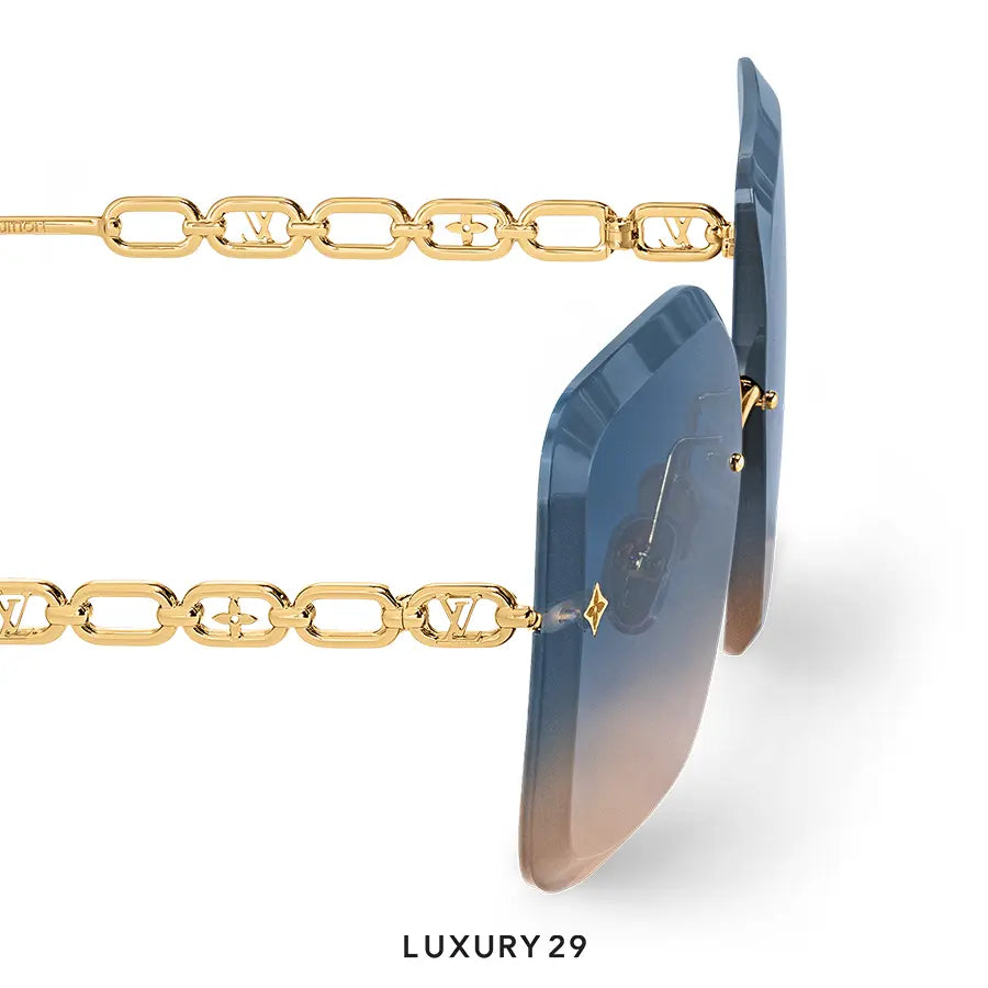 Louis Vuitton LV Jewel Cat Eye Sunglasses GRADIANT BLUE LOUIS VUITTON Luxury29