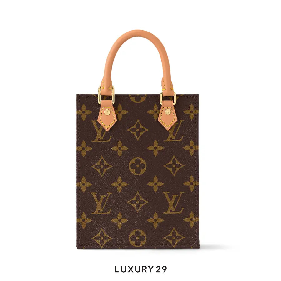 Louis Vuitton LV Petit Sac Plat Monogram Coated Canvas LOUIS VUITTON Luxury29
