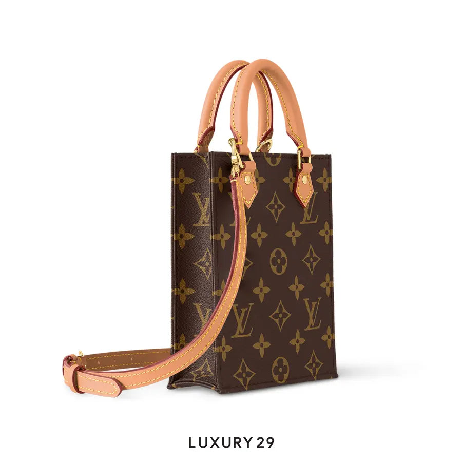 Louis Vuitton LV Petit Sac Plat Monogram Coated Canvas LOUIS VUITTON Luxury29