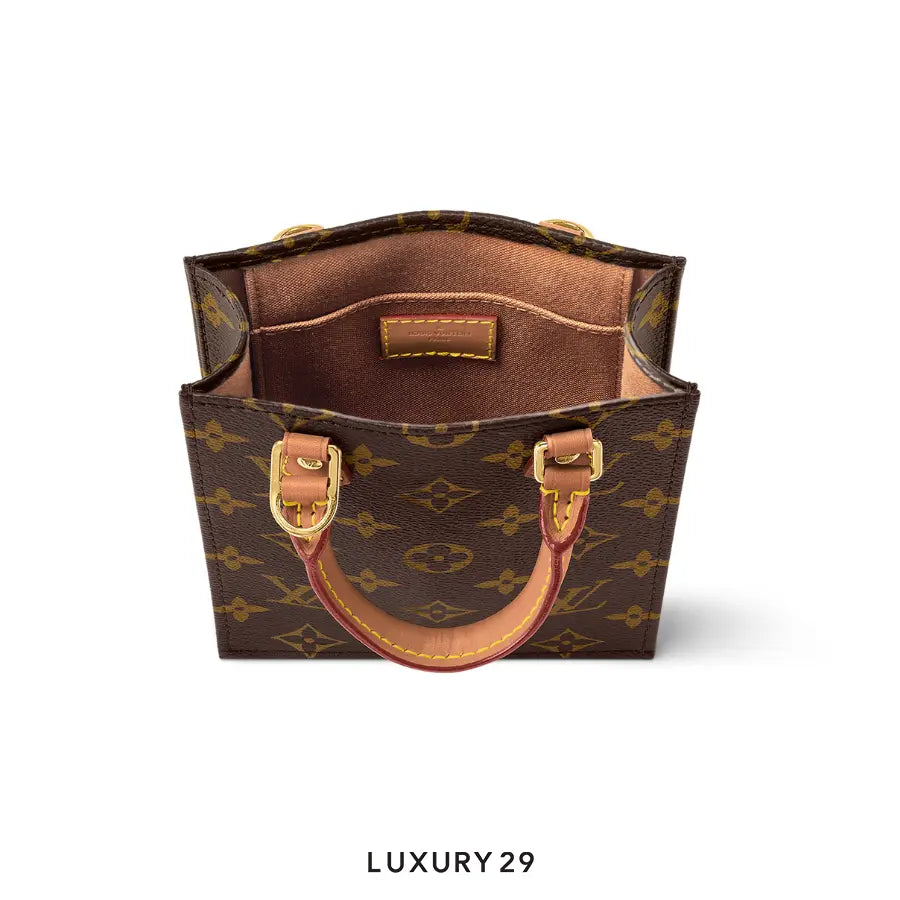 Louis Vuitton LV Petit Sac Plat Monogram Coated Canvas LOUIS VUITTON Luxury29