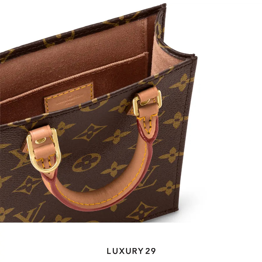 Louis Vuitton LV Petit Sac Plat Monogram Coated Canvas LOUIS VUITTON Luxury29