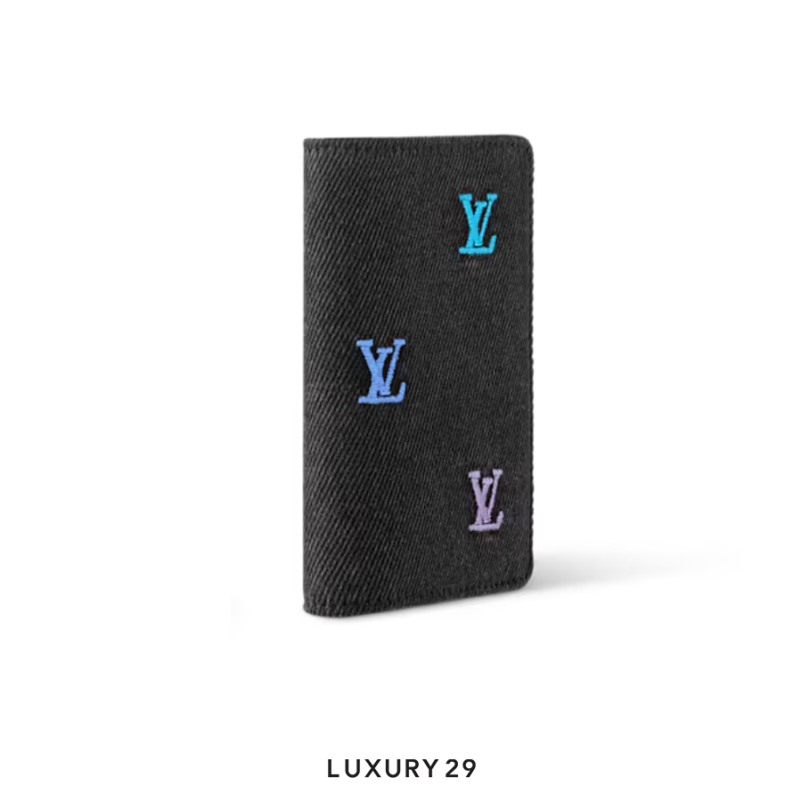 Louis Vuitton LV Pocket Organizer LV Blason Denim Gradient Blue LOUIS VUITTON
