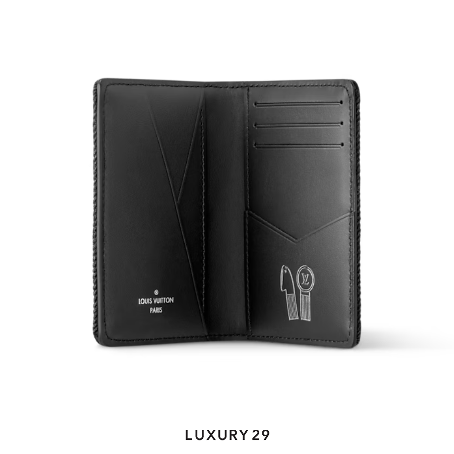 Louis Vuitton LV Pocket Organizer LV Blason Denim Gradient Blue LOUIS VUITTON