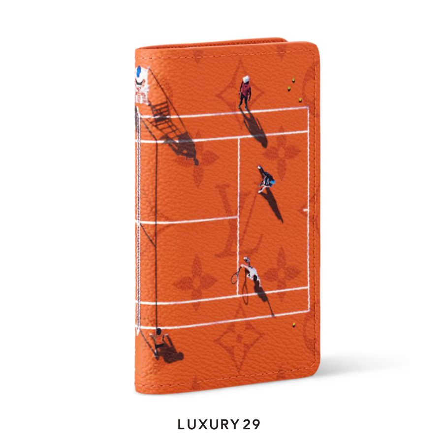 Louis Vuitton LV Pocket Organizer Wallet Brown Tennis Clay Colored Monogram Canvas LOUIS VUITTON Luxury29