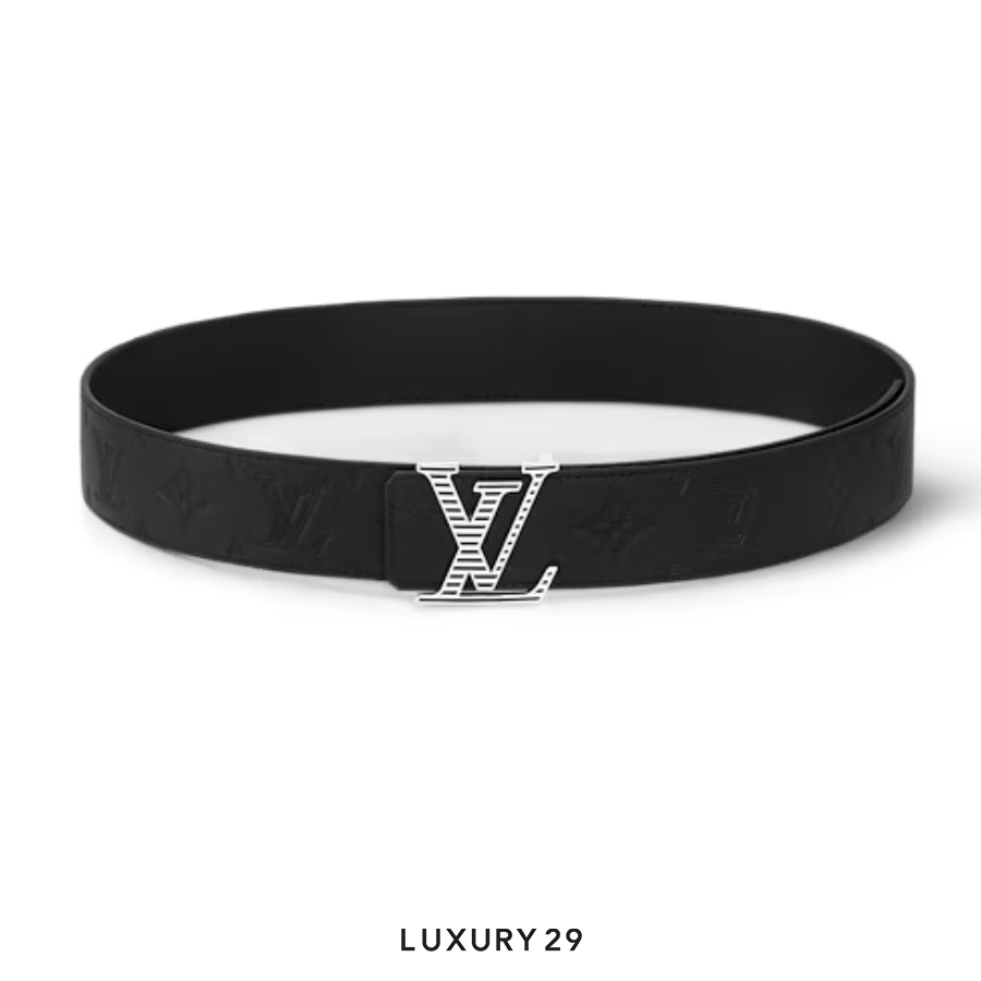 Louis Vuitton LV Shadow 40mm Reversible Belt 90cm Black LOUIS VUITTON